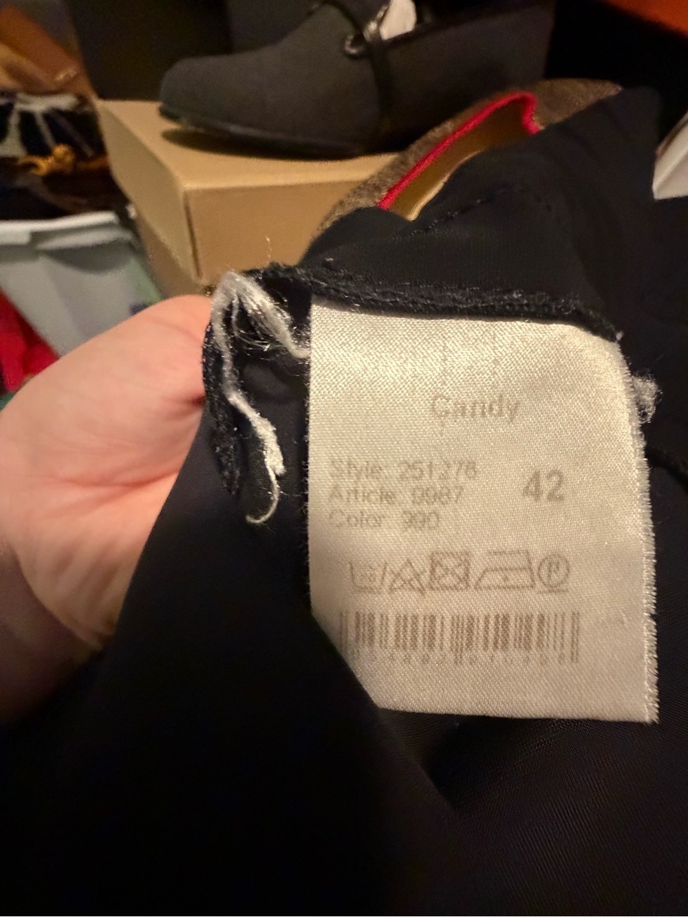 Raffaello Rossi Candy Jogger Travel Pants size 42 US 10-12 - Picture 5 of 9